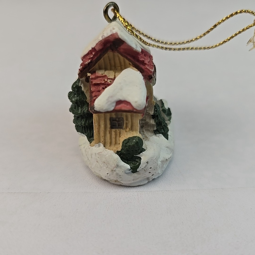 Vintage Kurt Alder Mini Santa's World Snow Cottage House Christmas Tree Ornament - Picture 4 of 12